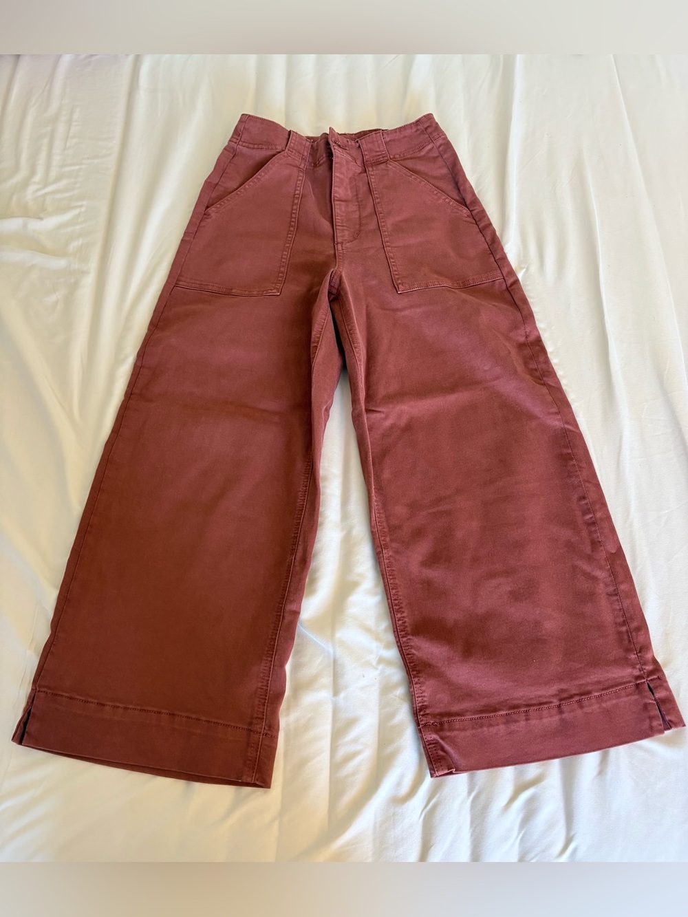 Joe's Jeans Wide Leg Pants in Rust